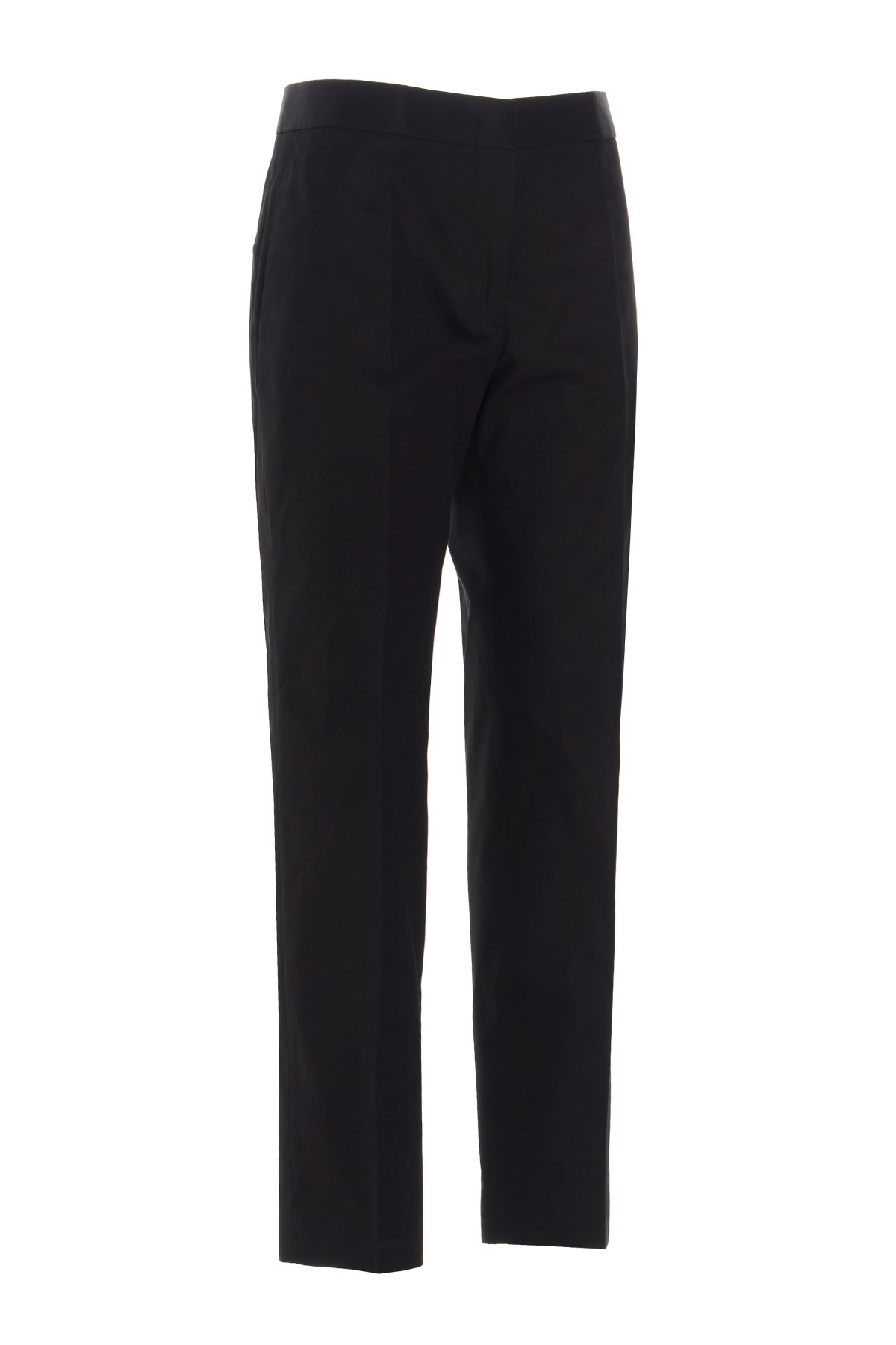 Shop Jil Sander High-rise Cropped Trousers In Black