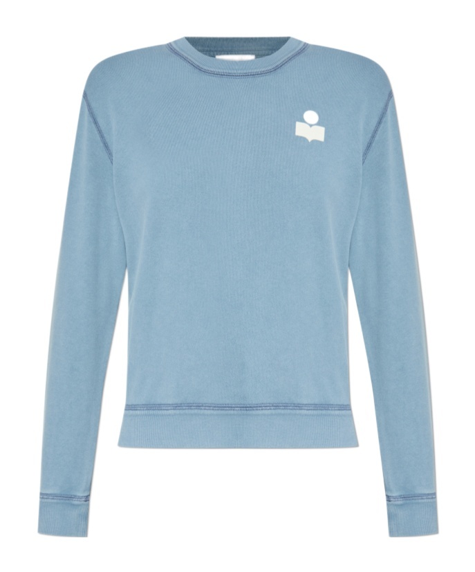 Isabel Marant Étoile Long Sleeve Sweatshirt In Blue