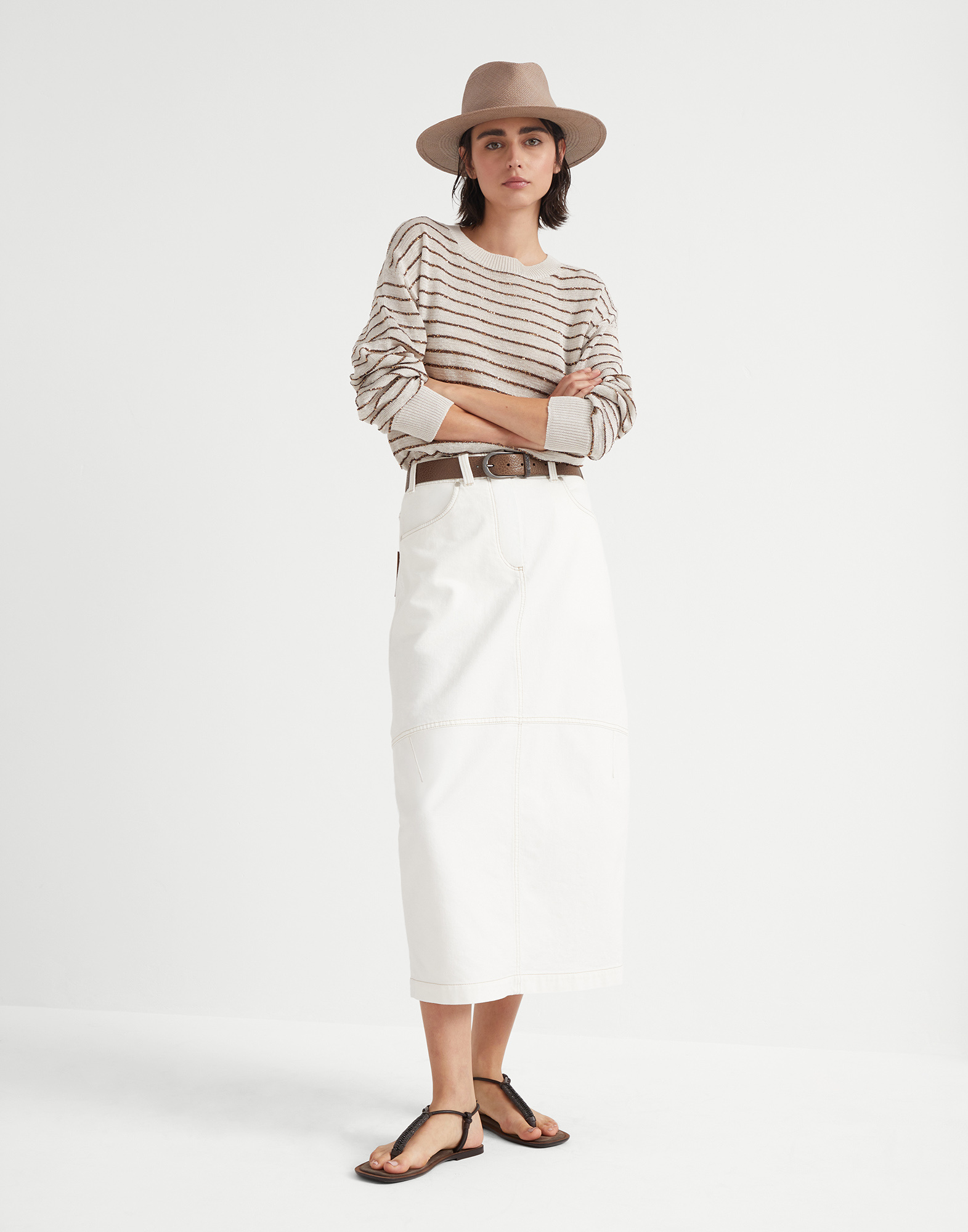 Brunello Cucinelli Sweaters In Multicolor