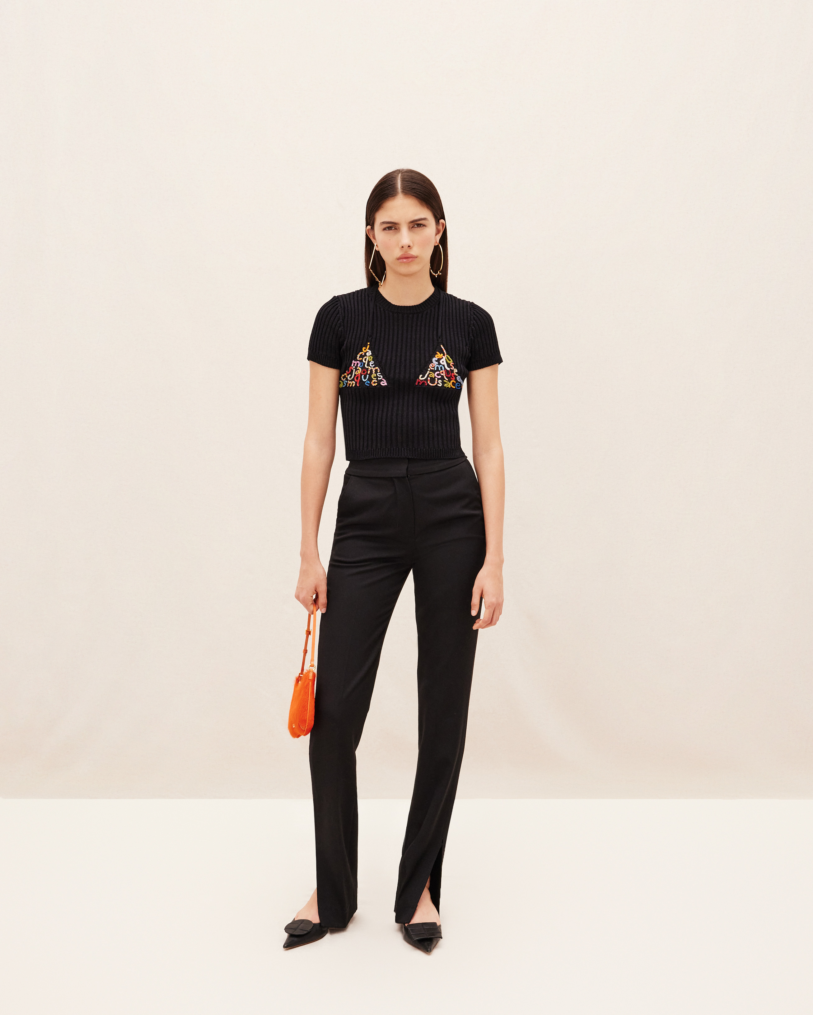 Jacquemus Le Pantalon Tibau Straights Pants In Black