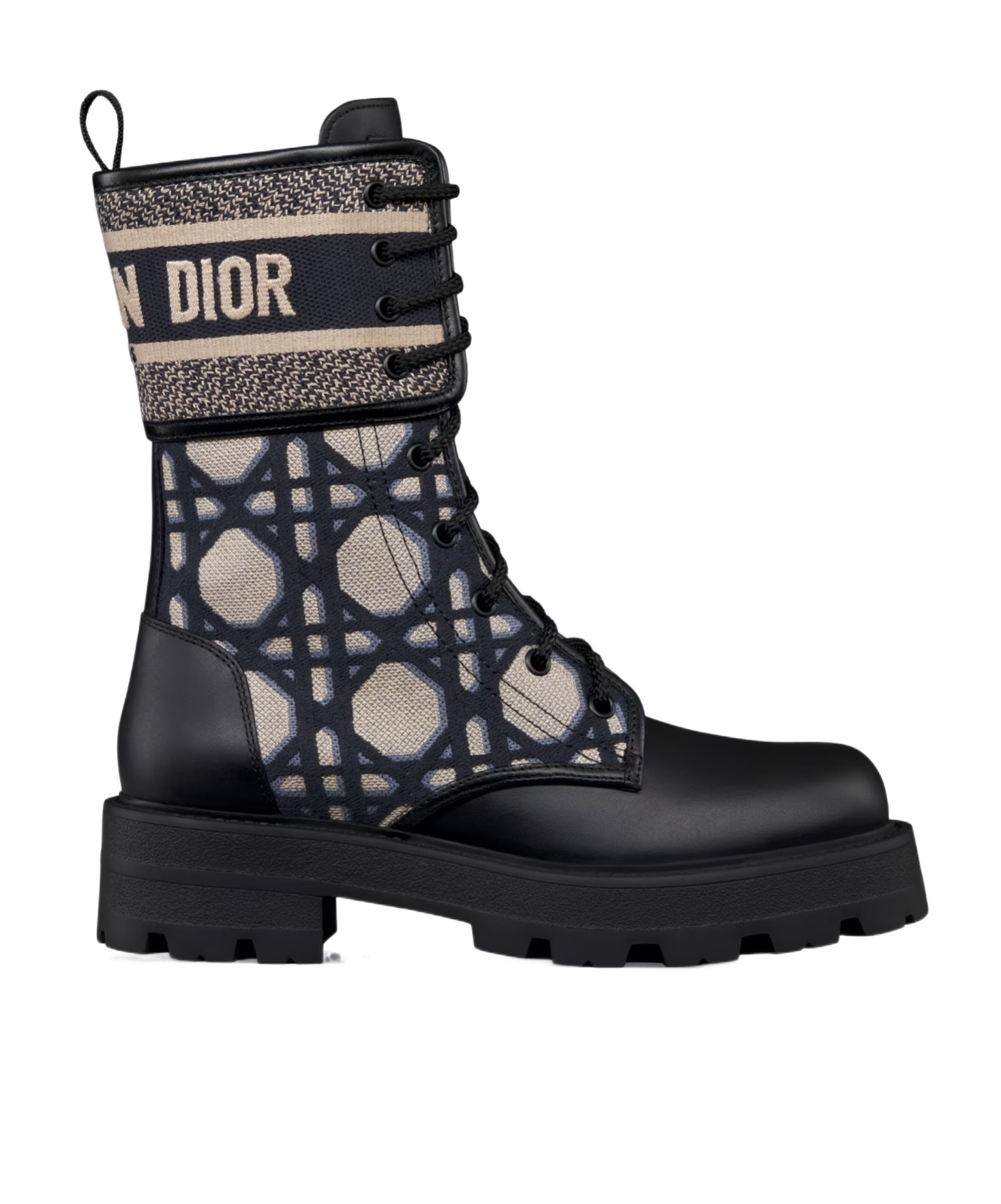 Dior D-major Short Boots In Black