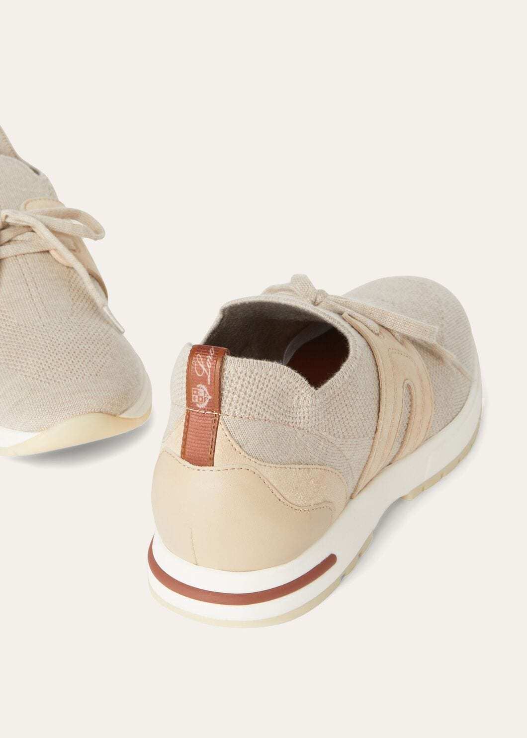 Loro Piana 360 Lp Flexy Walk Sneakers In Nude