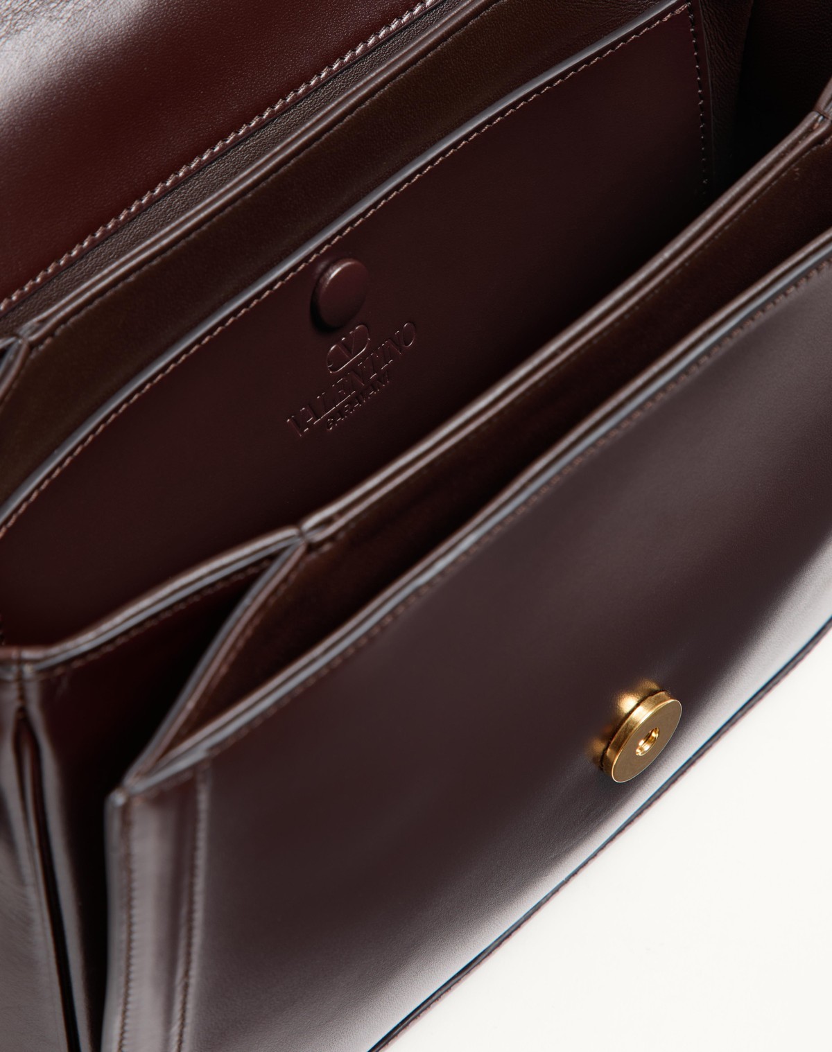 Valentino 9to5 Foldover Top Shoulder Bag In Black