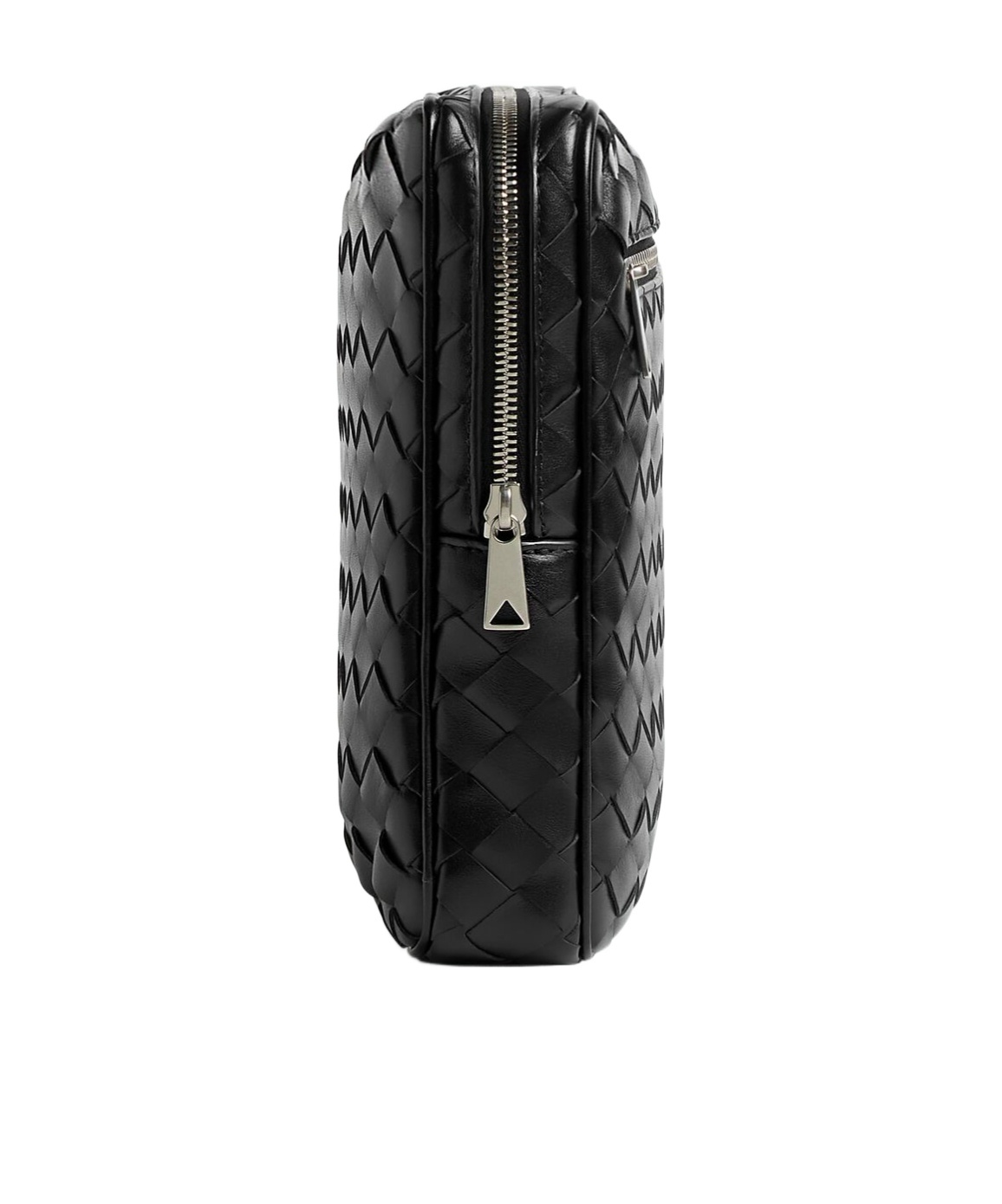 Bottega Veneta Intrecciato Leather Laptop Bag In Black