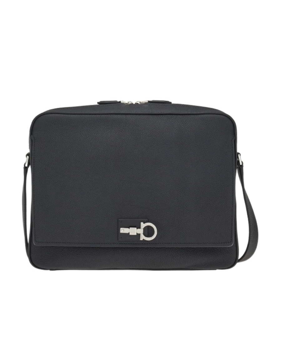 FERRAGAMO ZIPPERED SHOULDER BAG