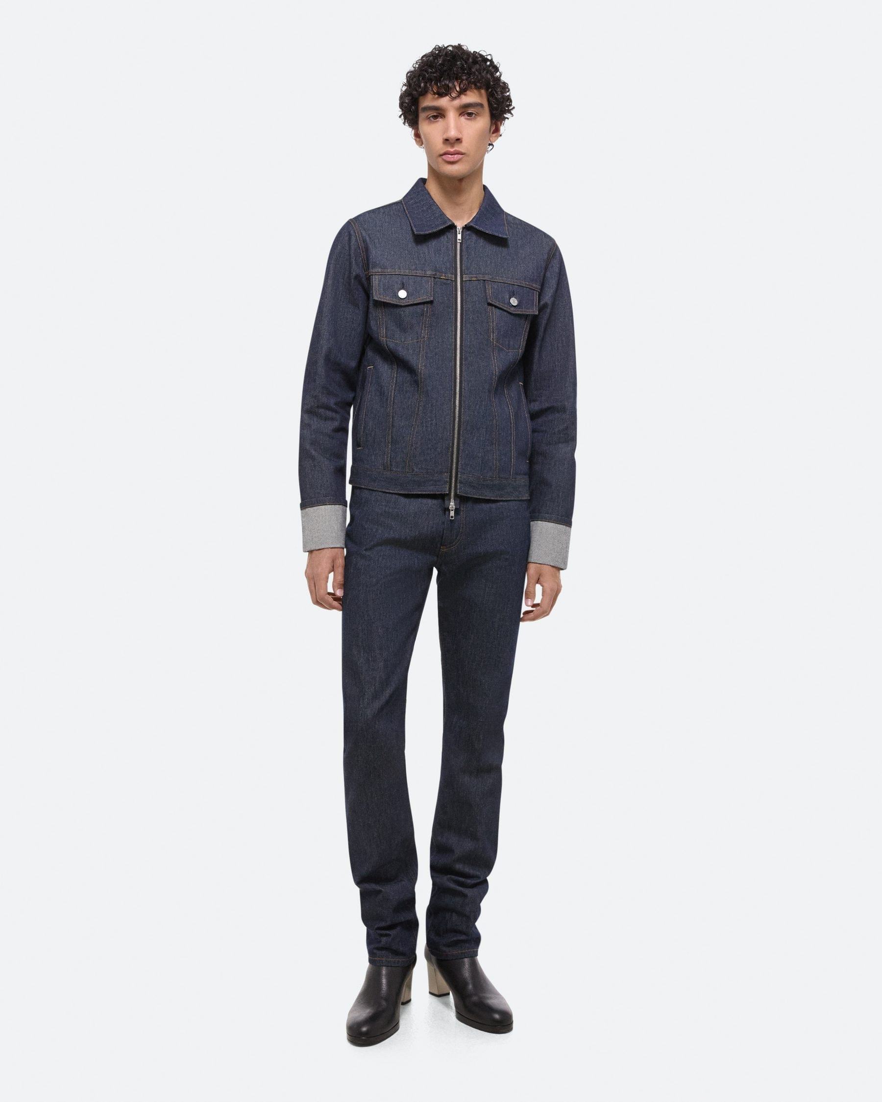 Helmut Lang Zip-up Denim Jacket