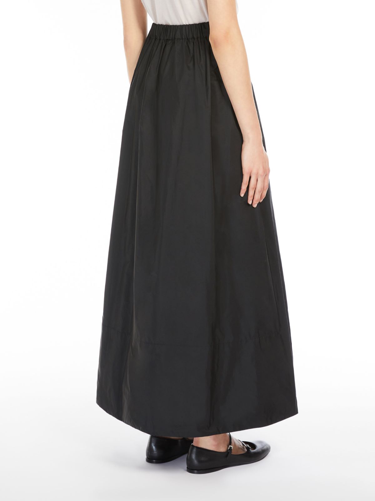 Max Mara Elastic Waist Skirt In Black