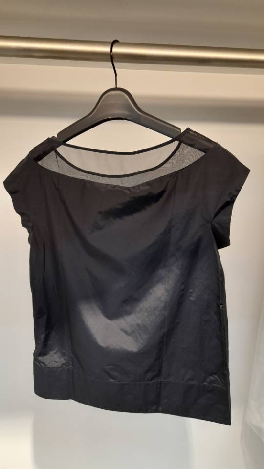 Max Mara Short-sleeved T-shirt In Black