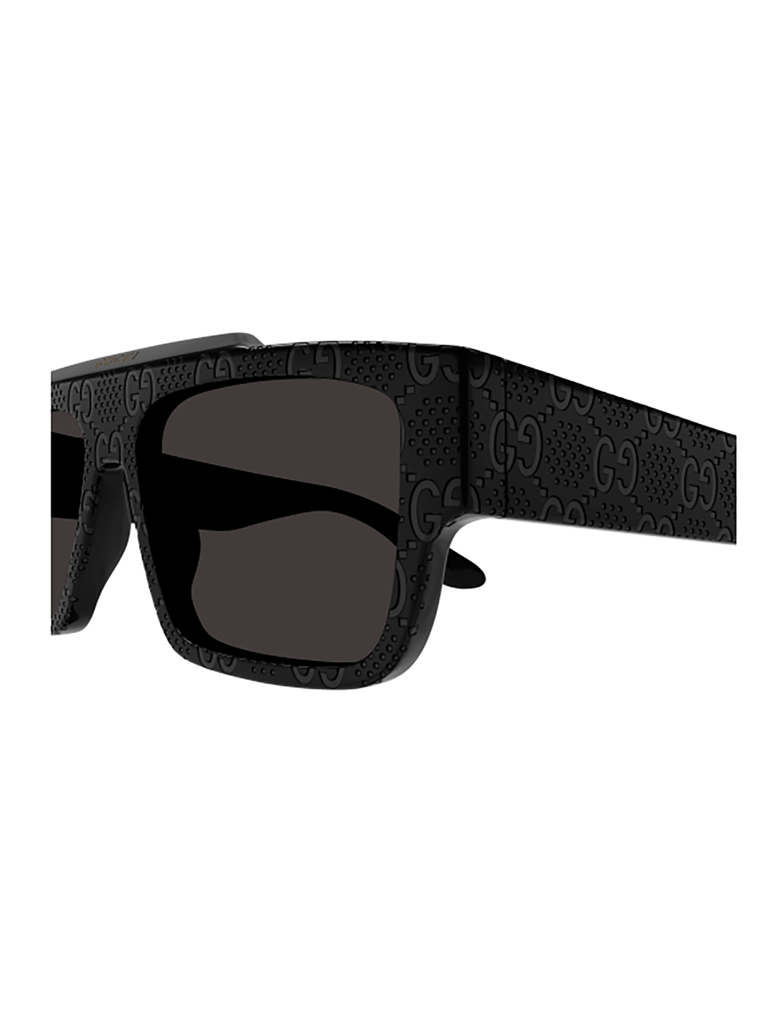 Gucci Eyewear Rectangular Frame Sunglasses In Black