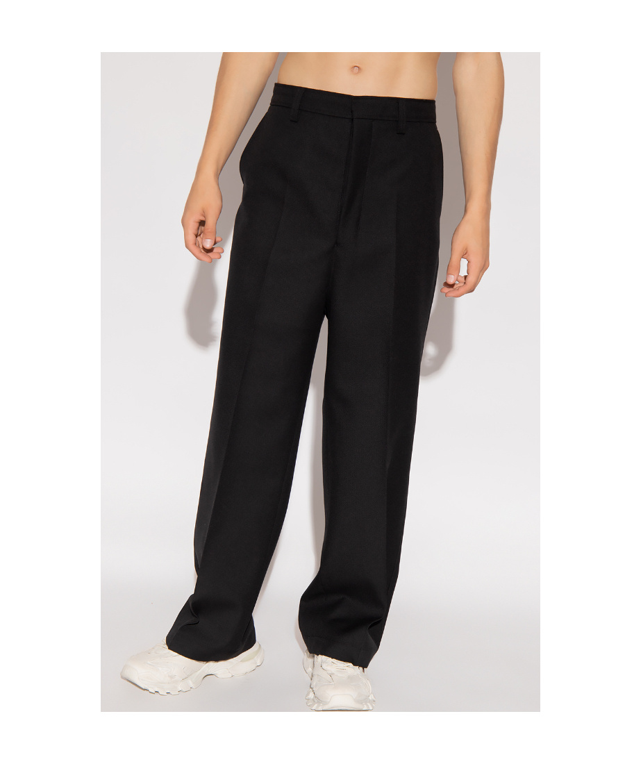 AMI ALEXANDRE MATTIUSSI WIDE-LEG TAILORED TROUSERS