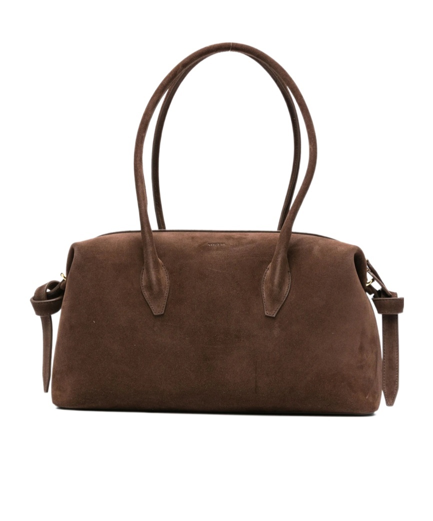 Yuzefi Brioche Shoulder Bag In Brown