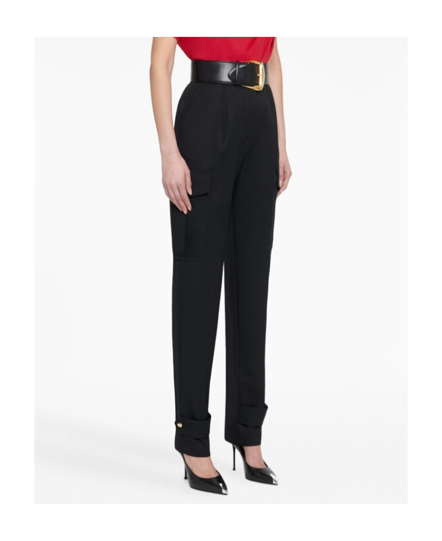 Alexander Mcqueen Military Trousers In Black