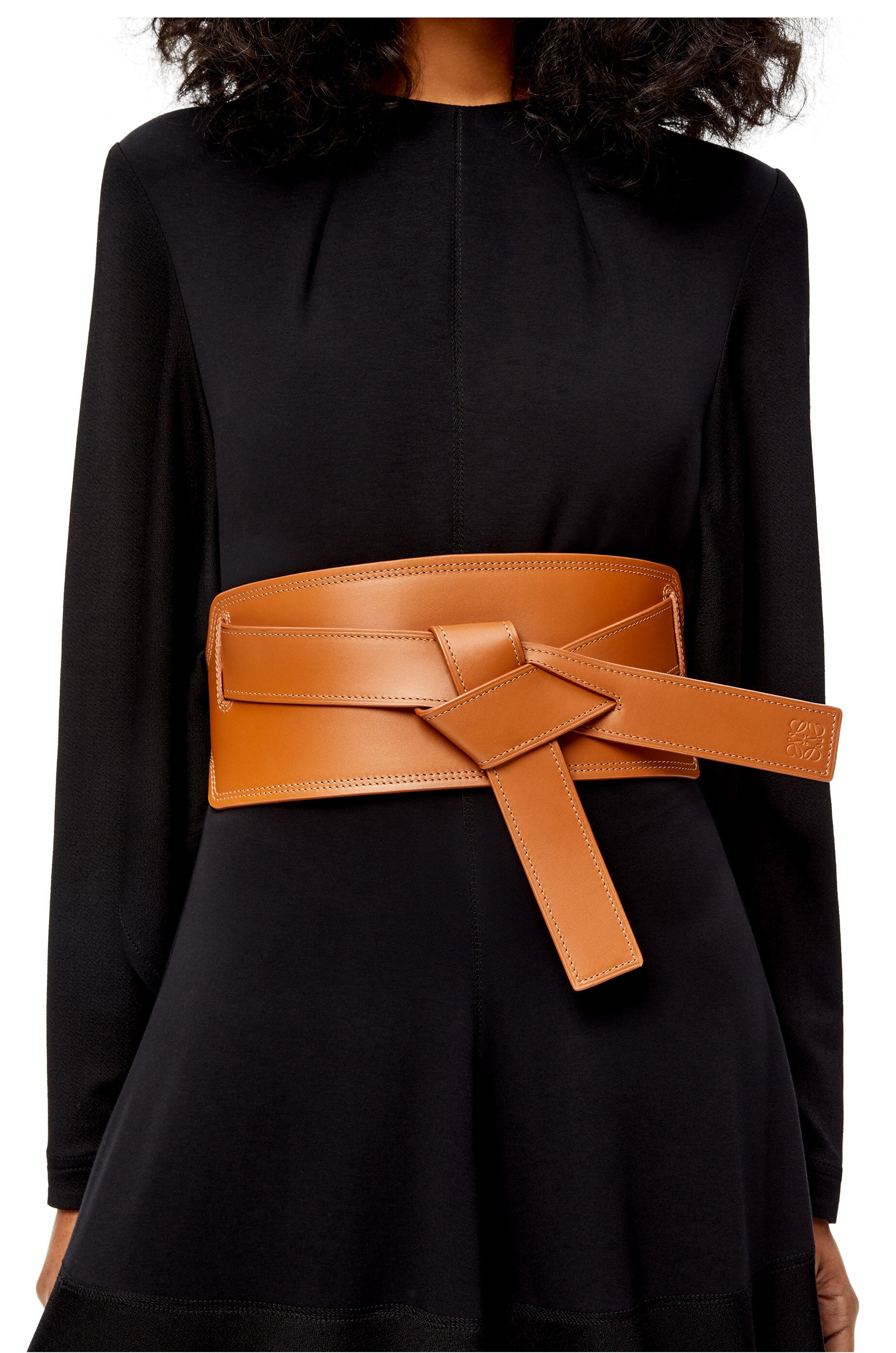 Loewe Gate Wide Belt In Brown