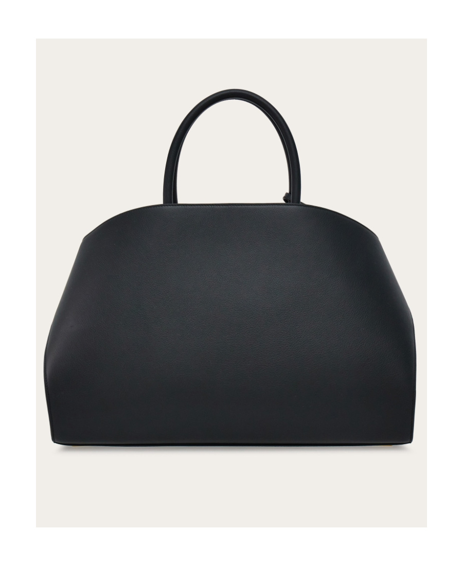 Ferragamo Salvatore  Hug Medium Tote Bag In Black