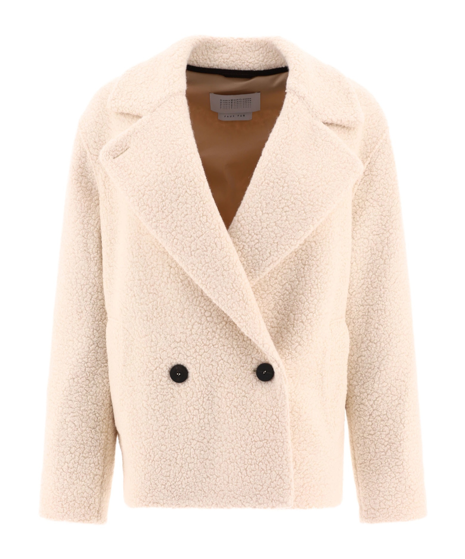 HARRIS WHARF LONDON BOUCLÈ COAT