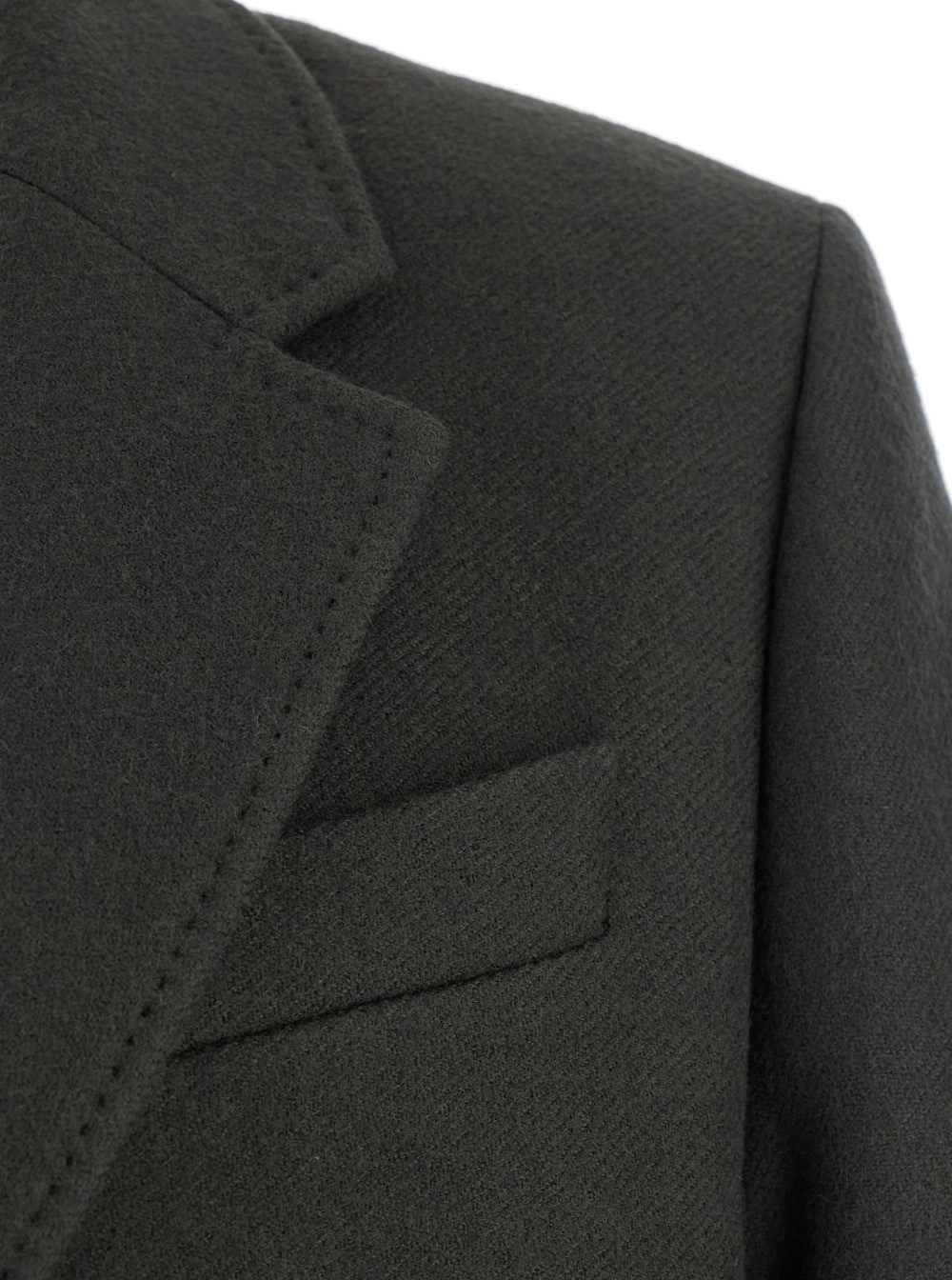 Ami Alexandre Mattiussi Lapel Long-sleeved Coat In Gray