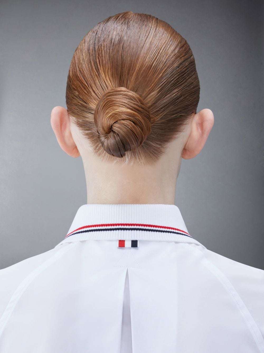 Thom Browne Box Pleat Cotton Shirt In White