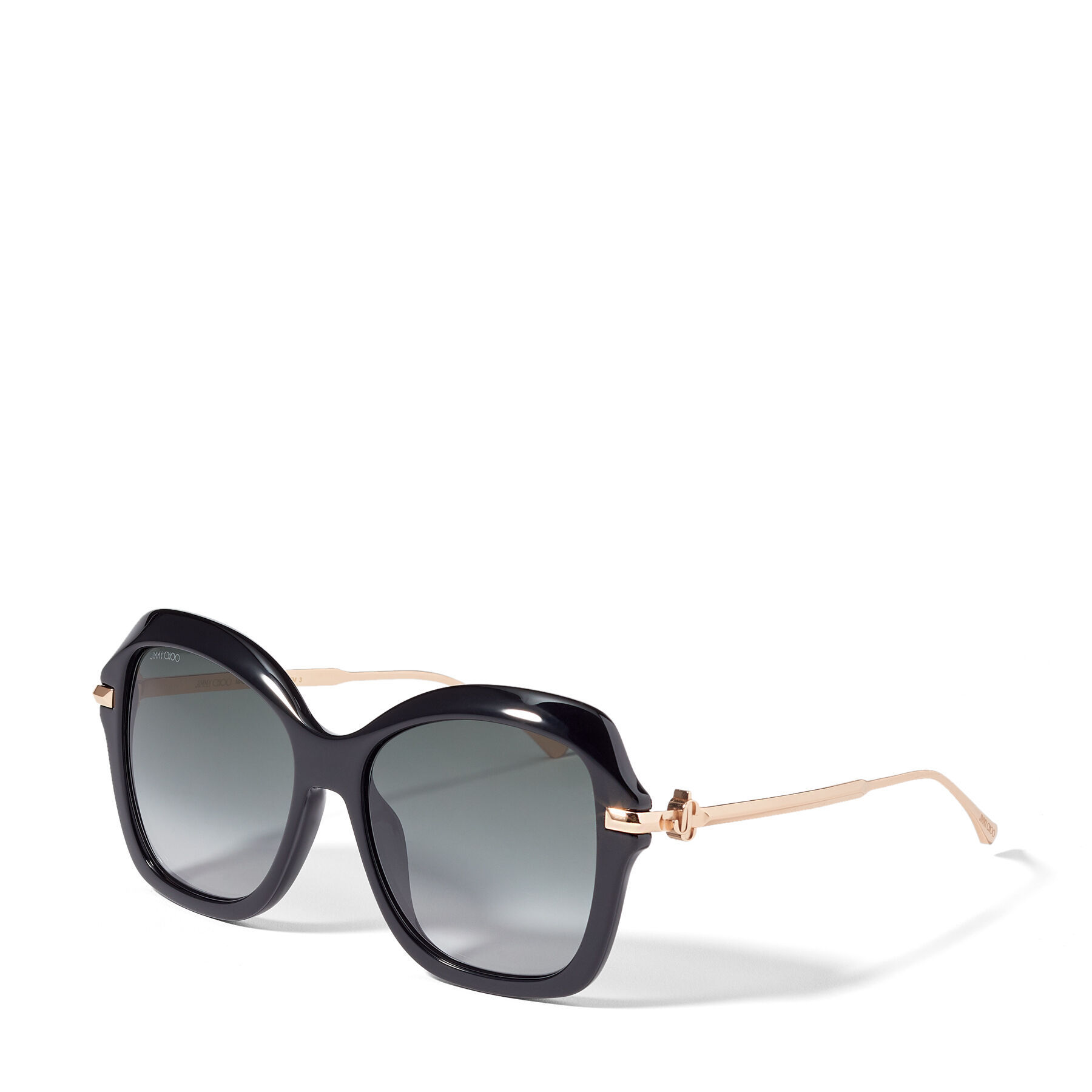Jimmy Choo Square Sunglasses In Gray
