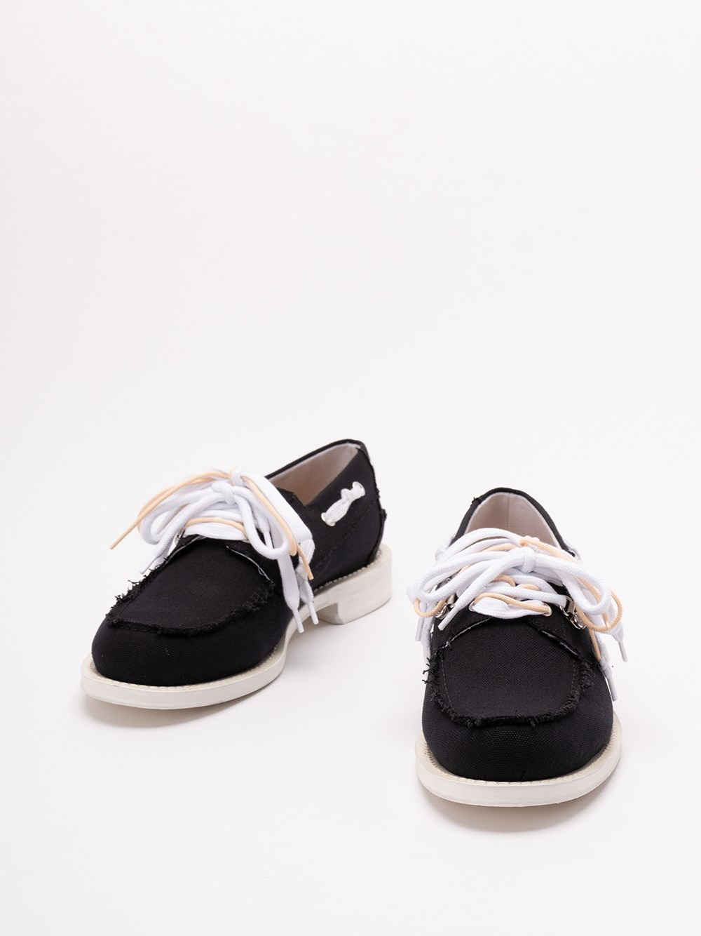 Dsquared2 Dsquared X Magliano Boat Shoes Canvas In Black