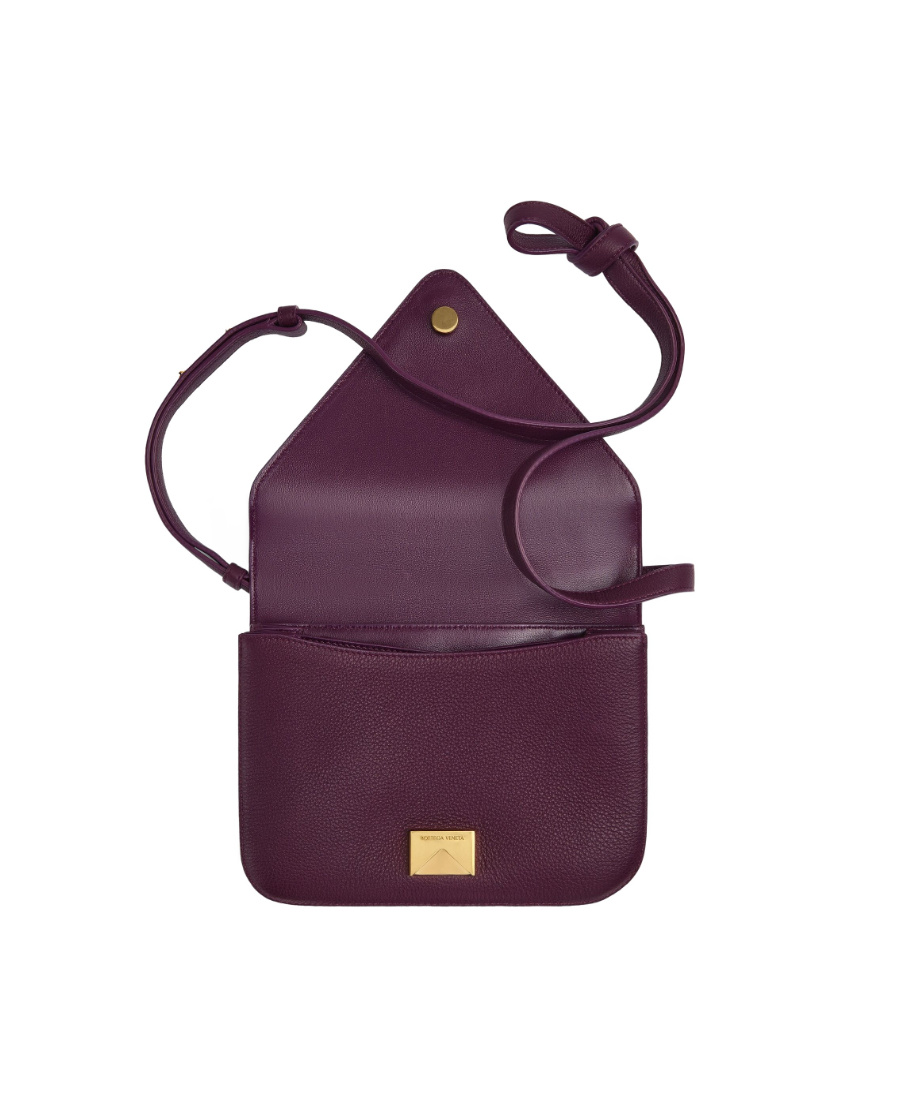 Bottega Veneta Mount Chain-strap Shoulder Bag In Purple