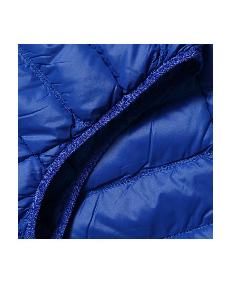Ea7 Waistcoat Quilted Down Jacket In Blue