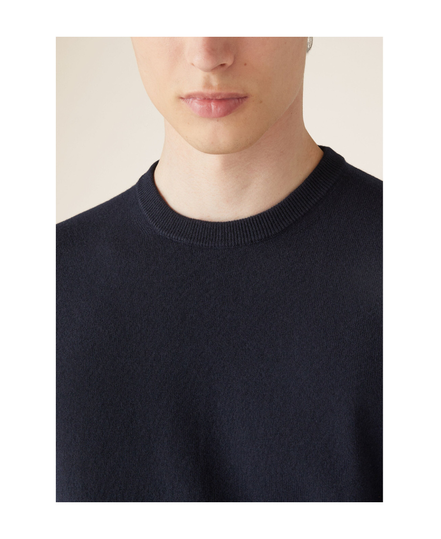 Loro Piana Cashmere Pullover With Round Neck In Black