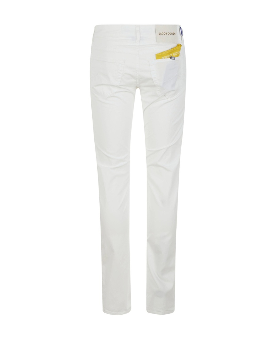 Jacob Cohen Logo Jeans In White