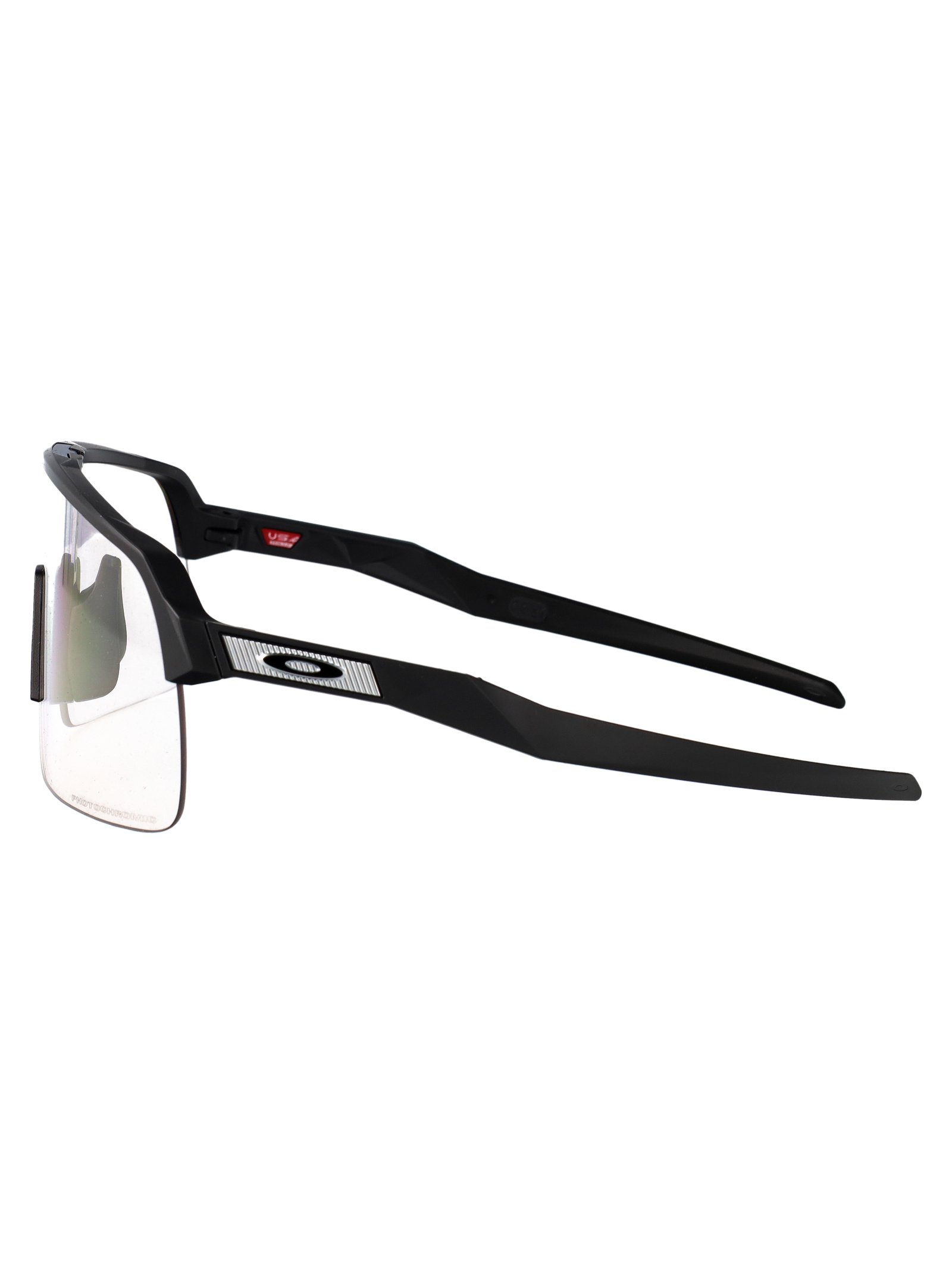 Oakley Geometric Frame Plain Mirror In White