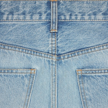 Celine Eclipse Washed Jeans In Blue