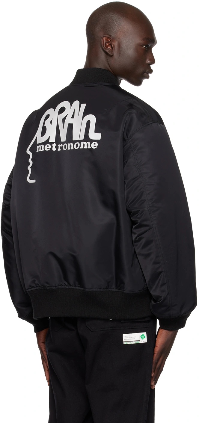Undercover Double Zip Zipper Casual Jacket In Black