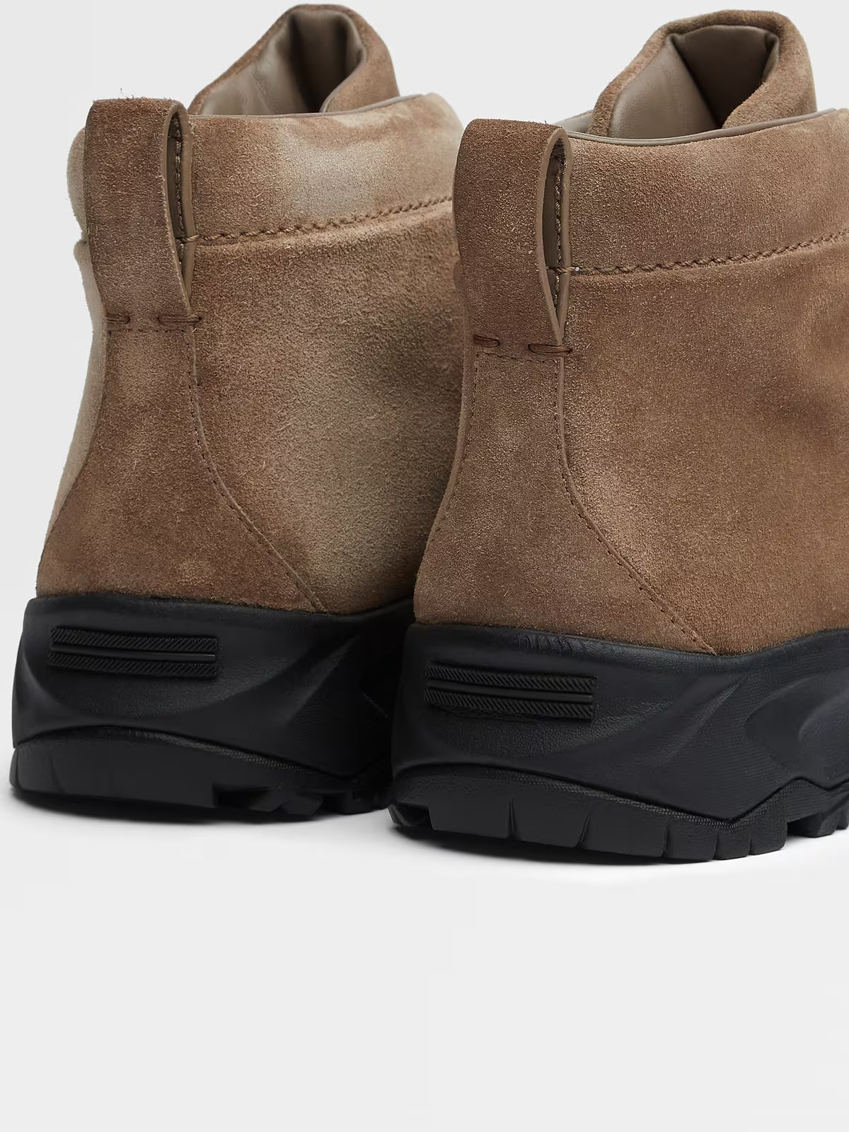 Zegna Triple Stitch Vetta Suede Sneakers In Brown