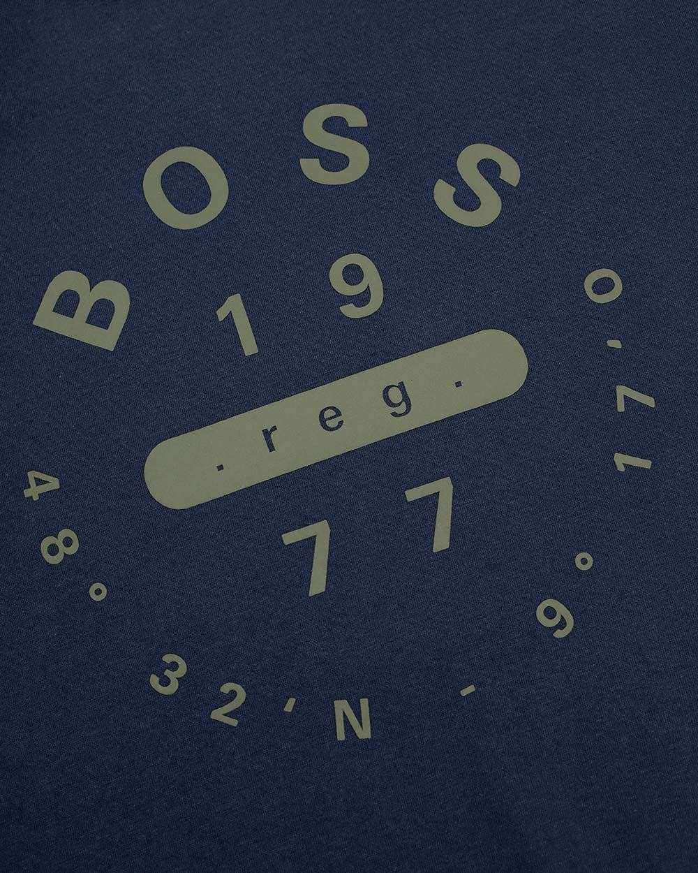 Hugo Boss Round-necked Logo T-shirt In Black