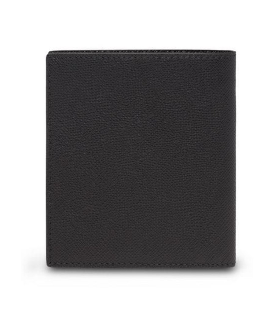 Prada Saffiano Leather Wallet In Black