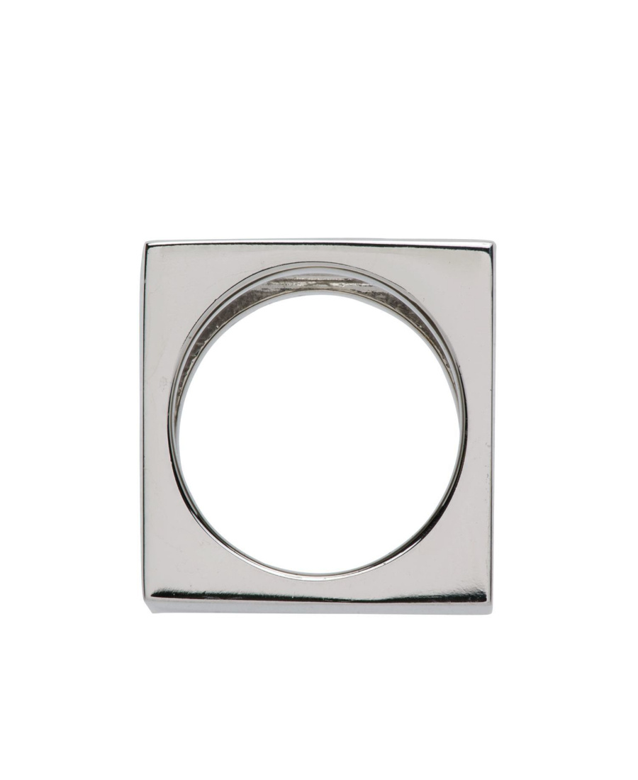 We11 Done Logo Ring In Black