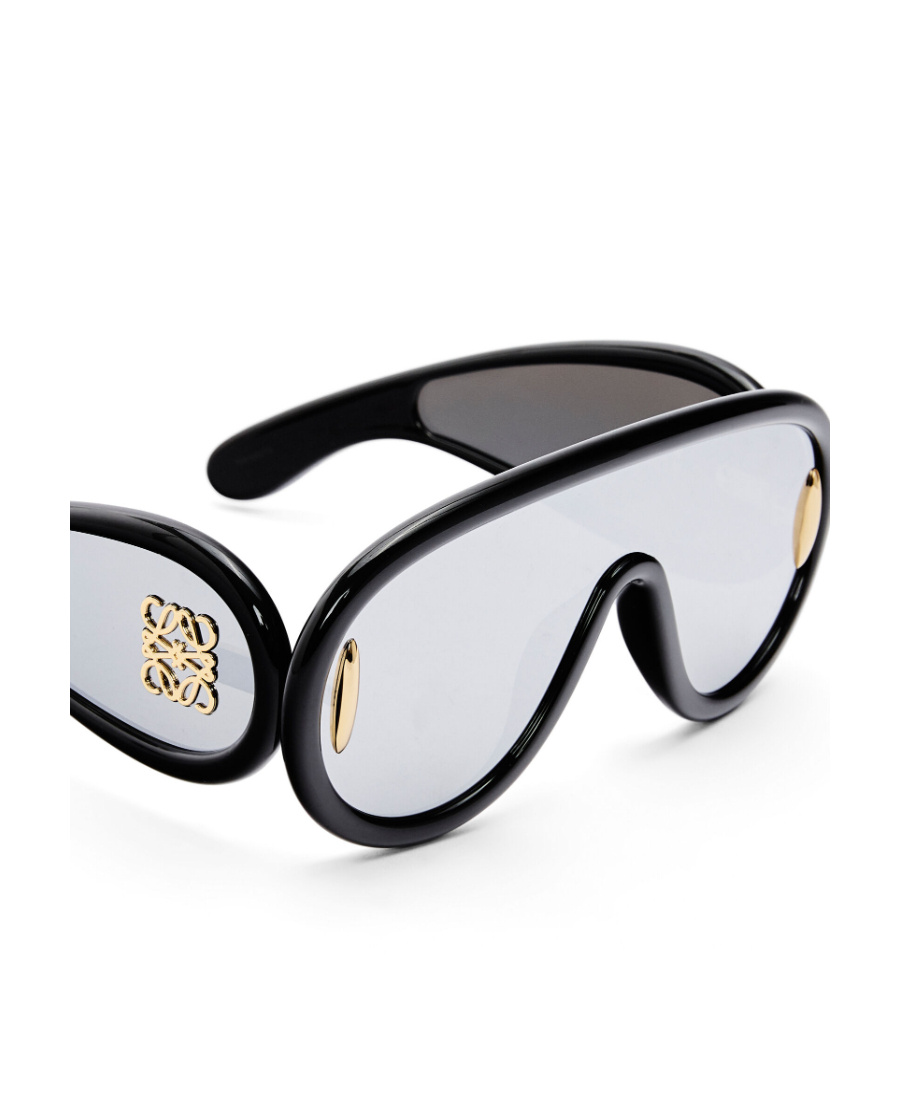 Shop Loewe Wave Mask Sunglasses