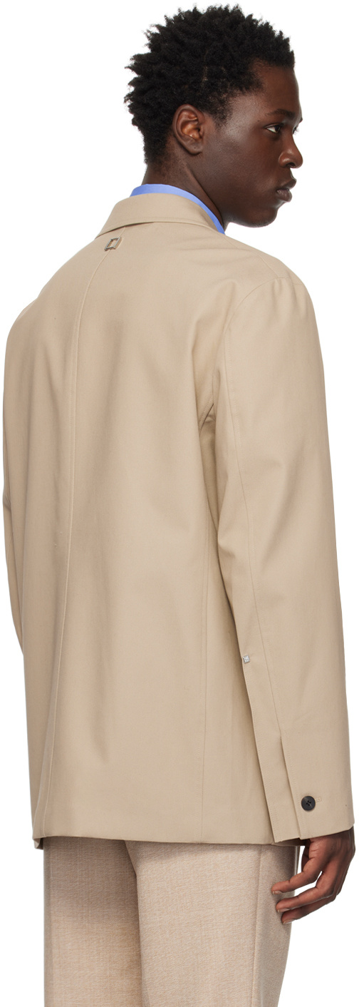 Wooyoungmi Twill Suit Jacket In Nude