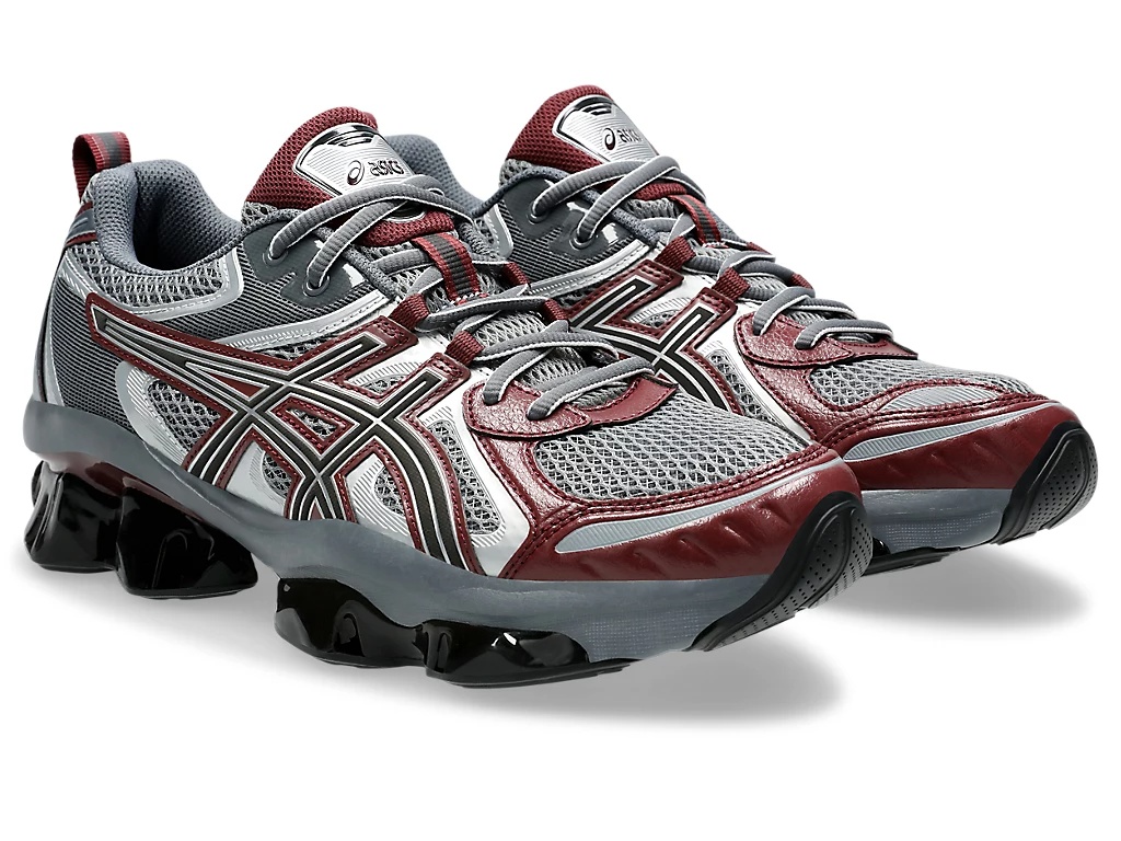 Asics Multicolor Mesh And Rubber Gel Quantum Kinetic Sneakers In Multicolor