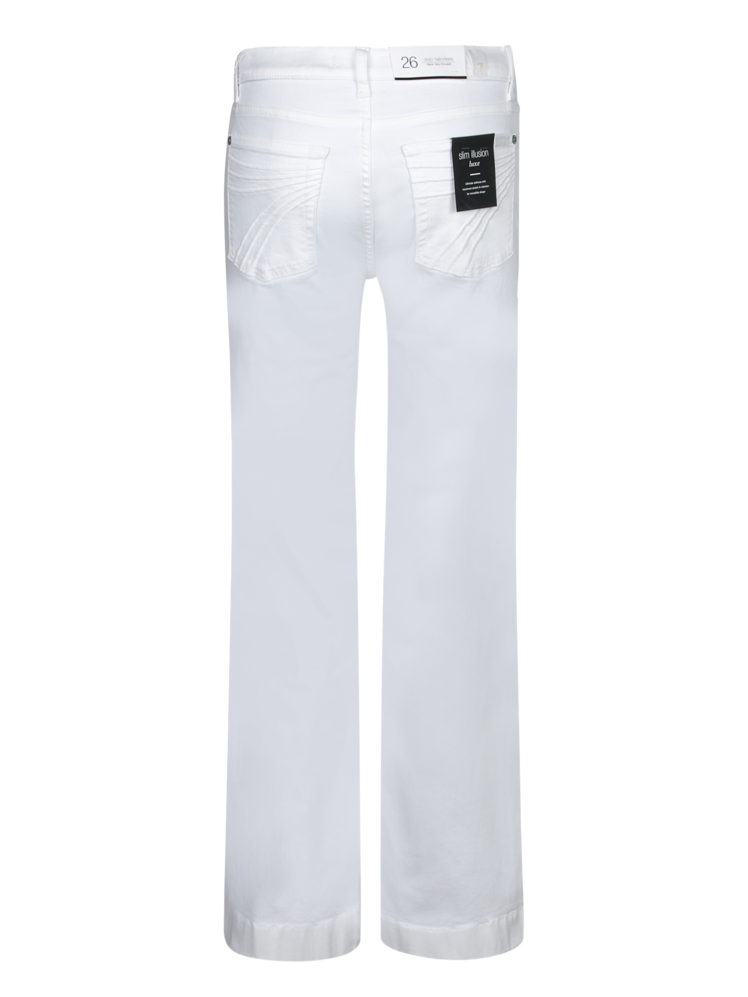 7 For All Mankind Dojo Tailorless White Jeans In White