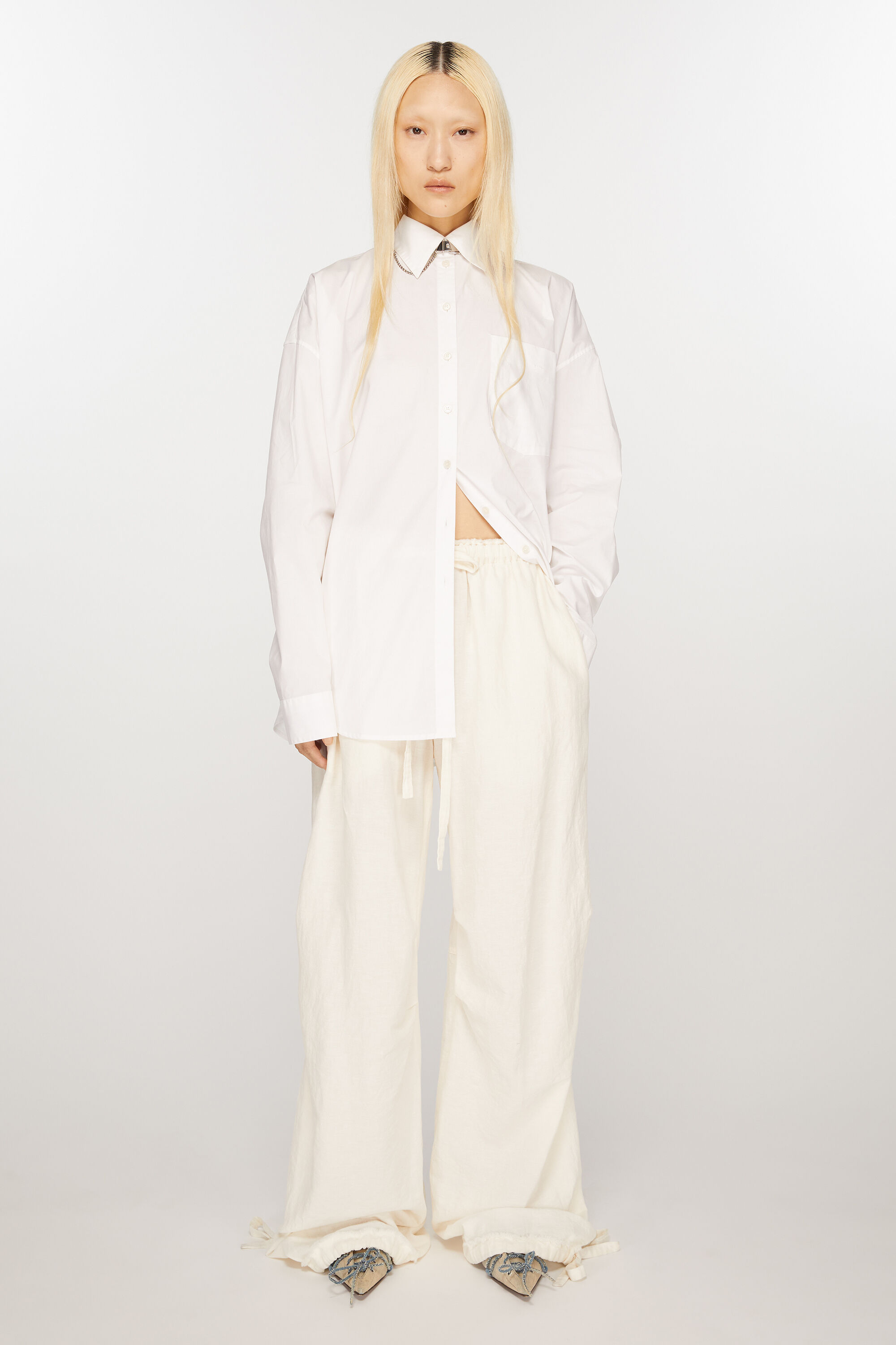 ACNE STUDIOS WIDE-LEG TROUSERS 