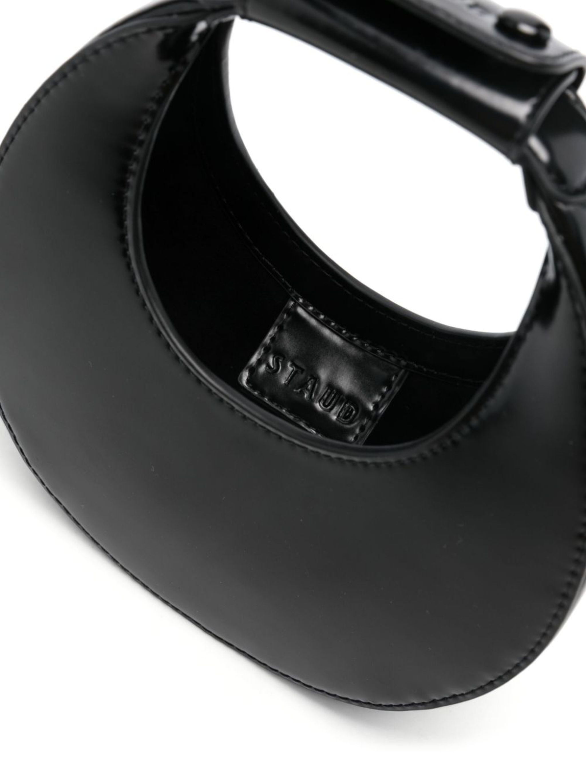 Shop Staud Goodnight Moon Tote Bag In Black