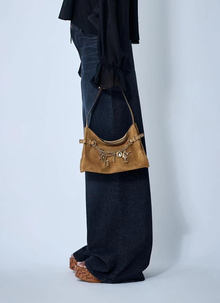 Chloé Zipper Shoulder Bag In Brown