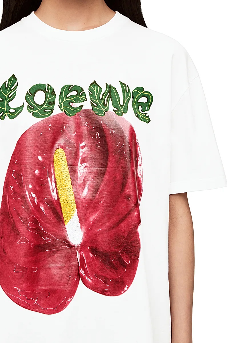 Loewe Printed T-shirt In White