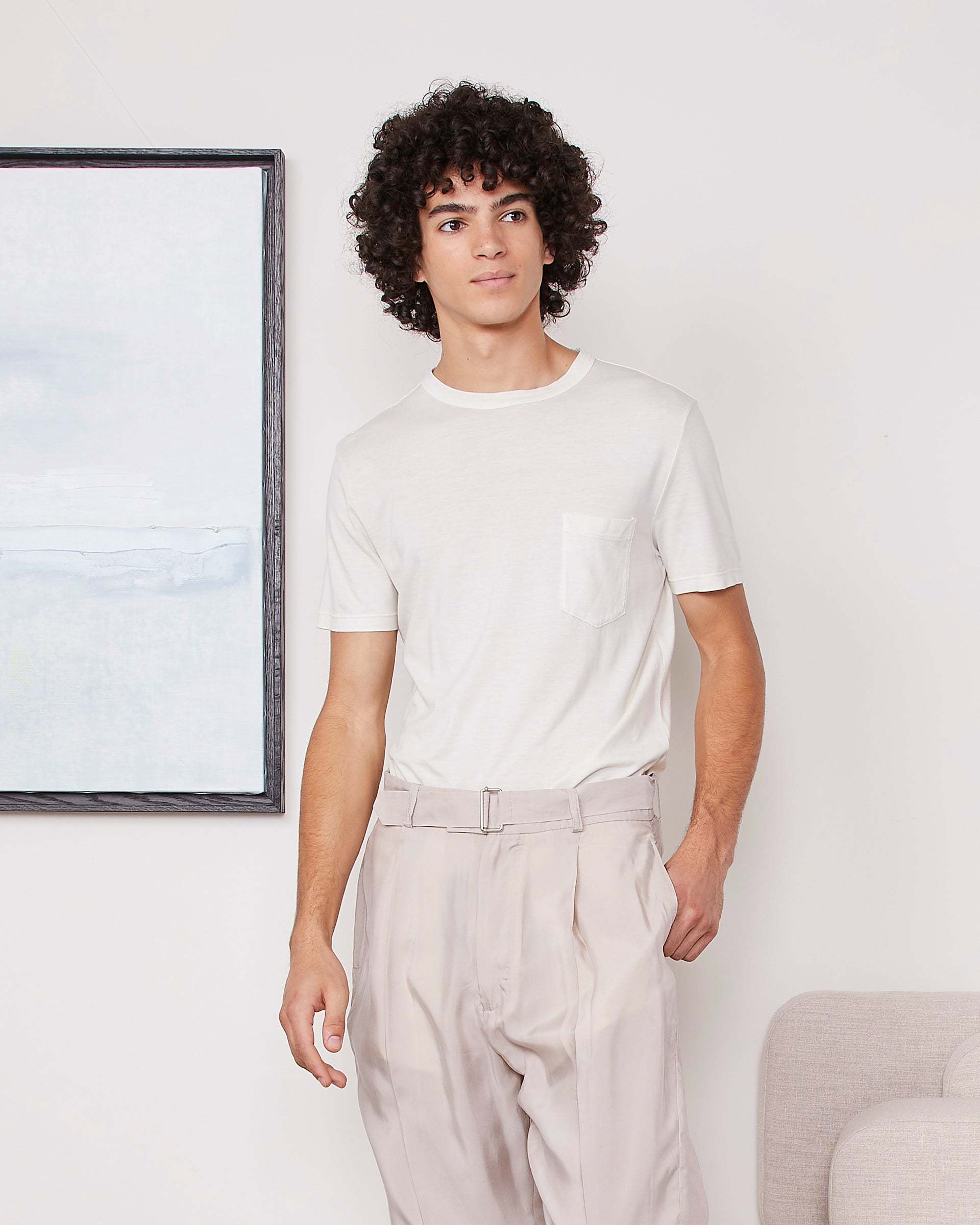 OFFICINE GENERALE CHEST-POCKET T-SHIRT