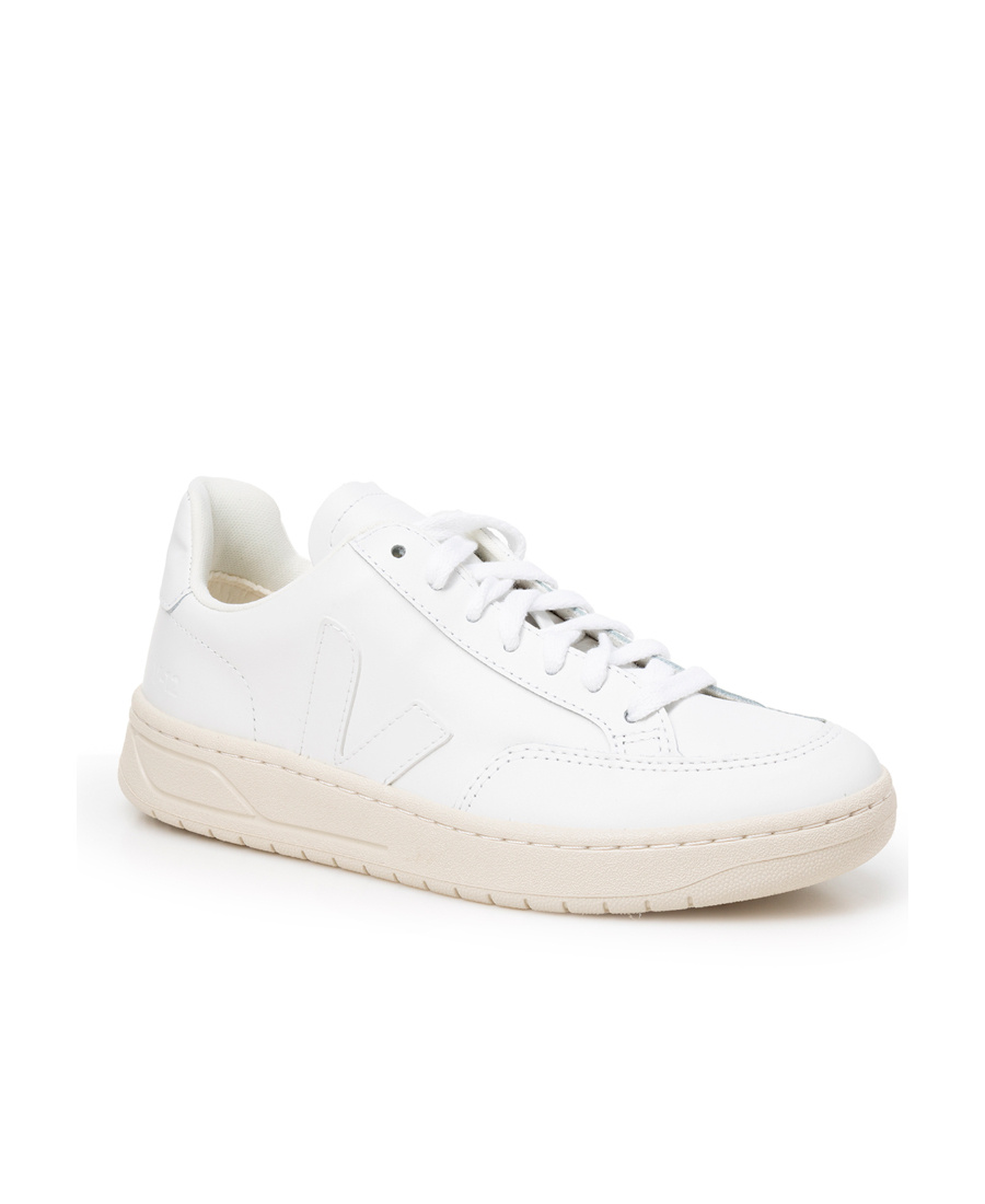Shop Veja Logo Low-top Casual Shoes In White