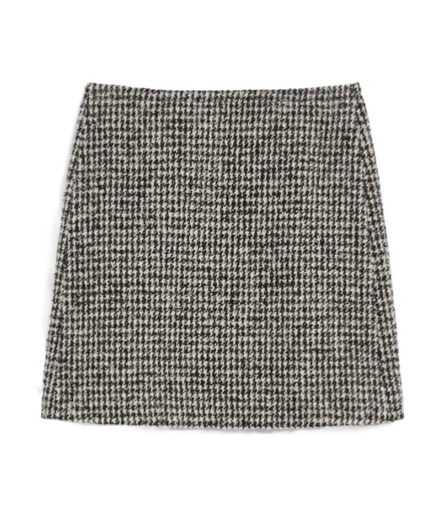 Max Mara Wool And Alpaca Mini Skirt In Gray