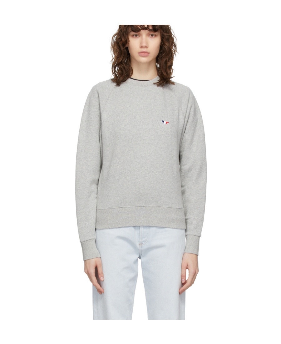 MAISON KITSUNÉ FOX-PATCH SWEATSHIRT