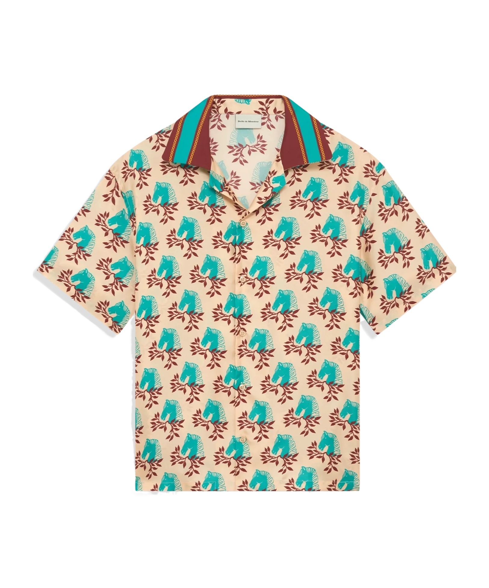 Drôle De Monsieur Horse-head Print Shirt In Multi