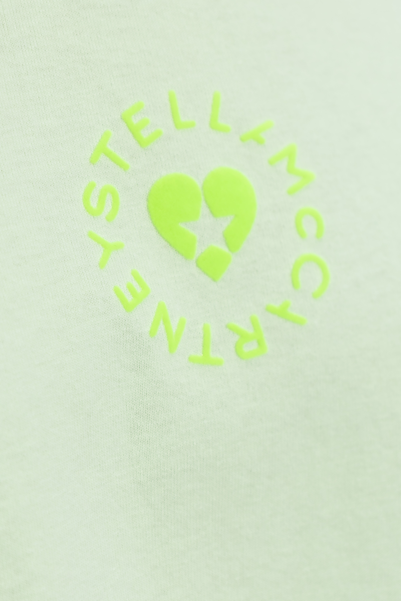 Stella Mccartney Logo Printed Crewneck T-shirt In White