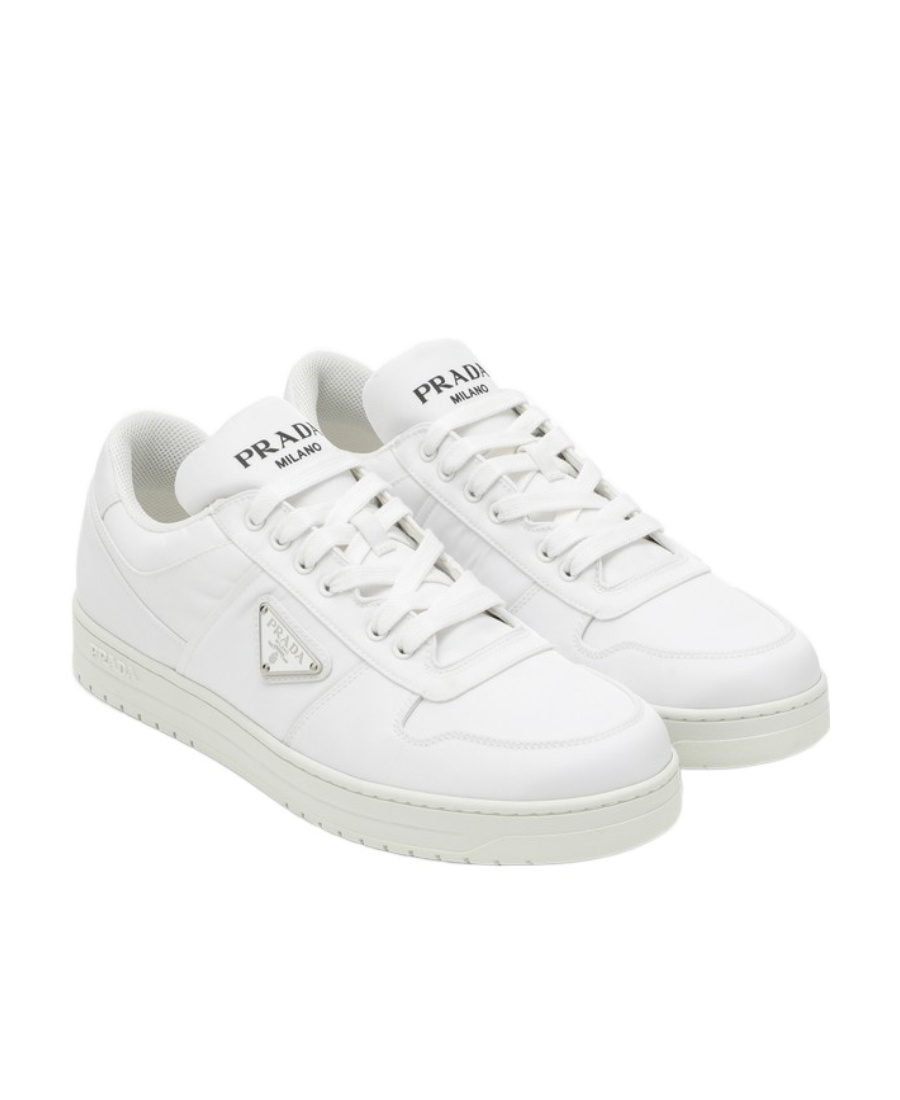 Prada Sneakers In Re-nylon Bianco Uomo In White