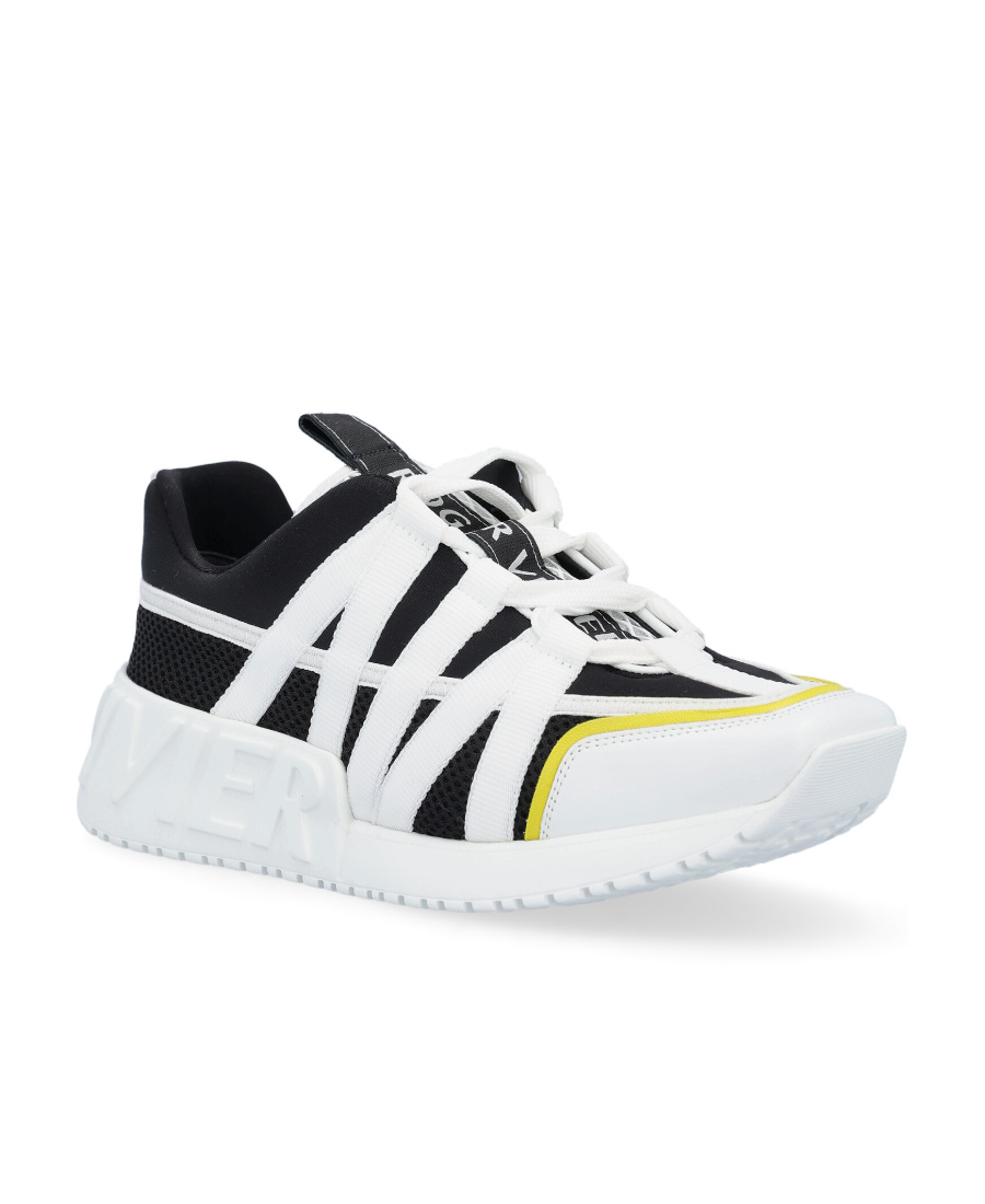 Roger Vivier Viv Go Two-color Lace-up Casual Sneakers In Gray